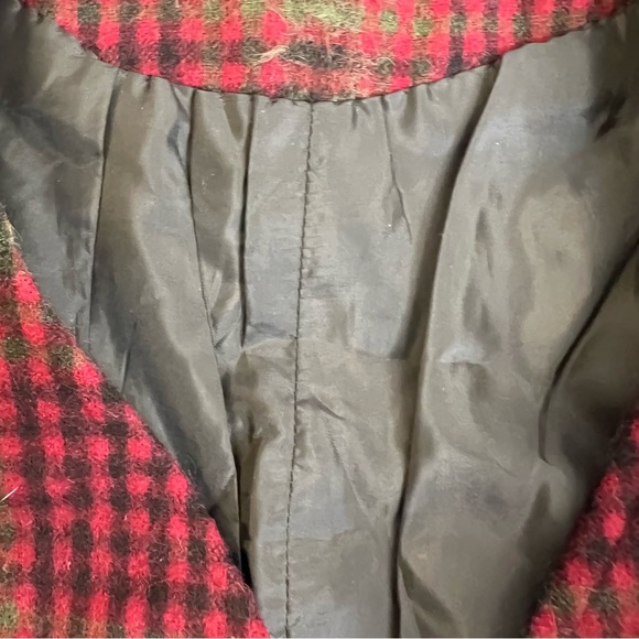 Vintage wool vest longline plaid - Picture 4 of 5